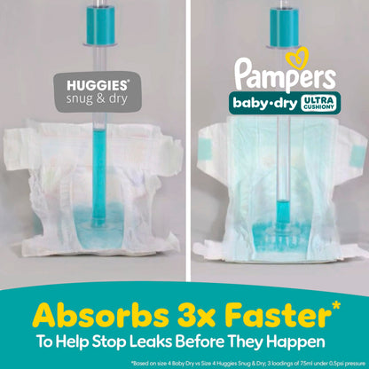 Pampers Baby Dry Diapers Size 1