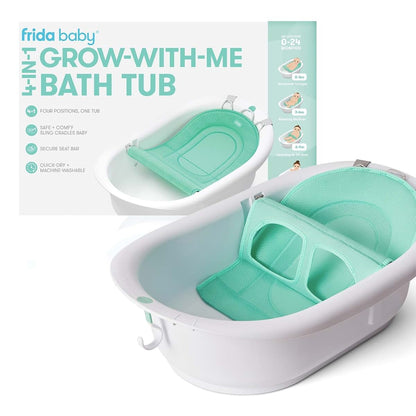 Frida Baby 4-In-1 Grow-With-Me Baby Bathtub With Removable Bath Seat