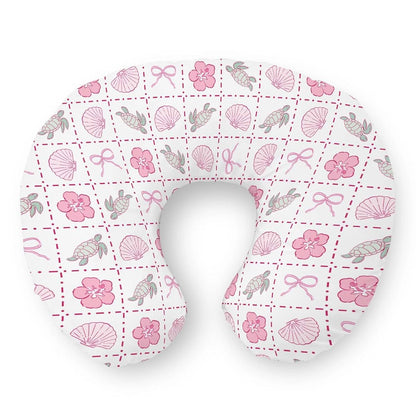 Selgkds Boho Sea Turtles Nursing Pillow Cover Pink