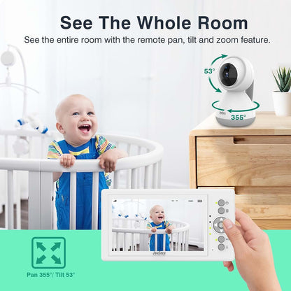 JouSecu Add-On Baby Camera Unit For B152 Max 2 Cameras