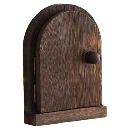Decorative Solid Wood Fairy Door Outlet Cover Plate