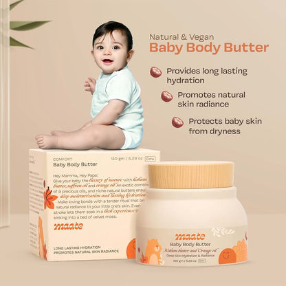 Maate Baby Body Butter for Face, Skin & Body Moisturizer