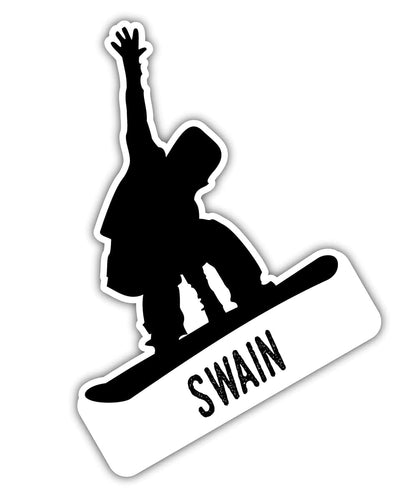 Swain New York Ski Adventures Souvenir 4 Inch Vinyl Decal Sticker