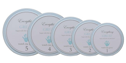 Child to Cherish Handprints Tower of Time Plaster of Paris Kit, Blue (photo 3)
