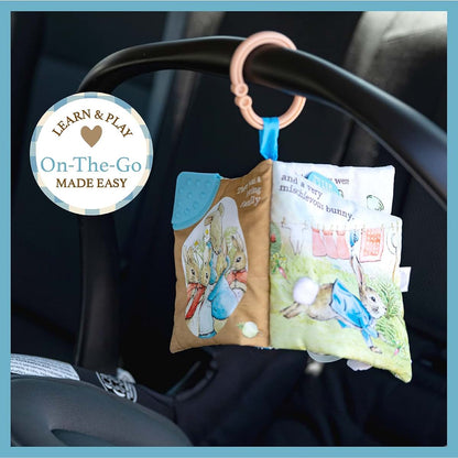 KIDS PREFERRED Peter Rabbit Soft Book with toy, Teether and Crinkle, 5 Inches (photo 4)