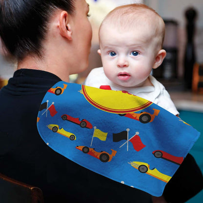 Baby Milano Personalized Racing Car Burp Cloth (photo 4)