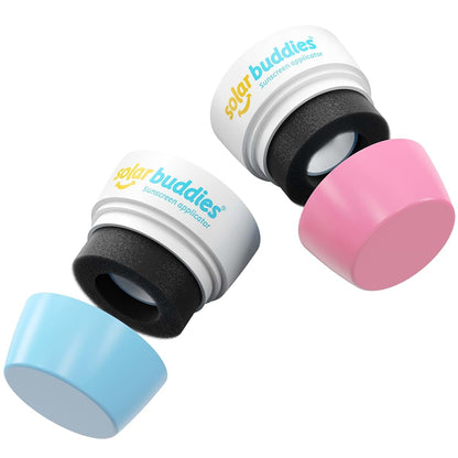 Solar Buddies Replacement Duo Heads with Spare Lids, Red/Black, 100ml