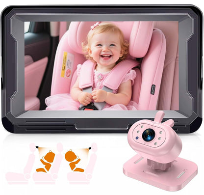 Amtifo Baby Car Camera, 1080P HD Rear-Facing Monitor with IR Night Vision