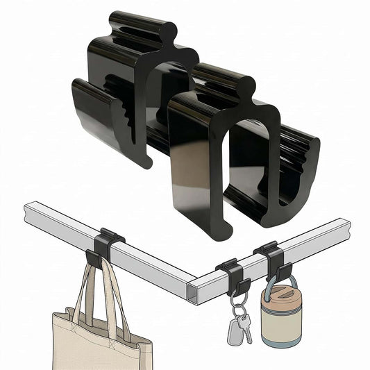 Xonyoom 2 Pack Wagon Side Hooks For Stroller Organization