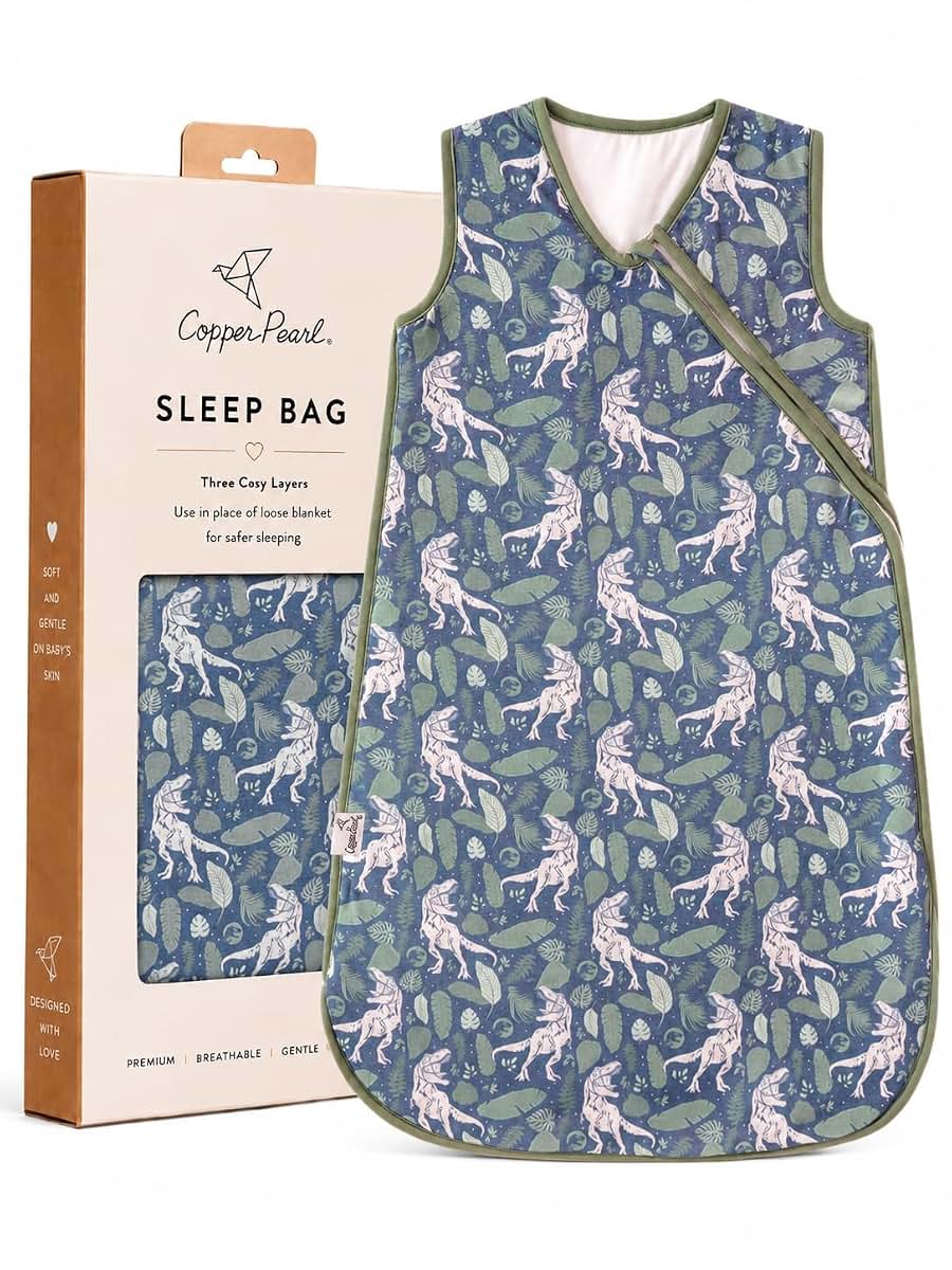 Copper Pearl Sleep Sack, Jurassic Park Wearable Blanket for Baby