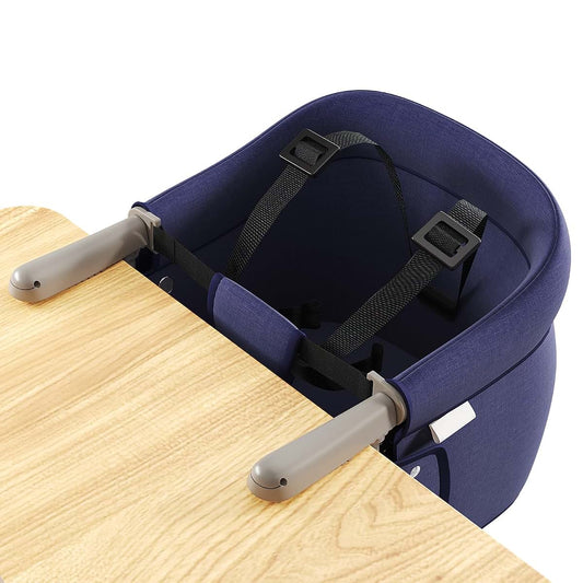 Myyoodi Hook On High Chair, Portable Foldable Feeding Chair For Babies 6-36 Months (Blue)