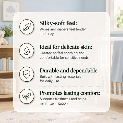 Nr5brand Daily Baby Wipes, 648 Count Bulk Pack For Sensitive Skin (photo 4)