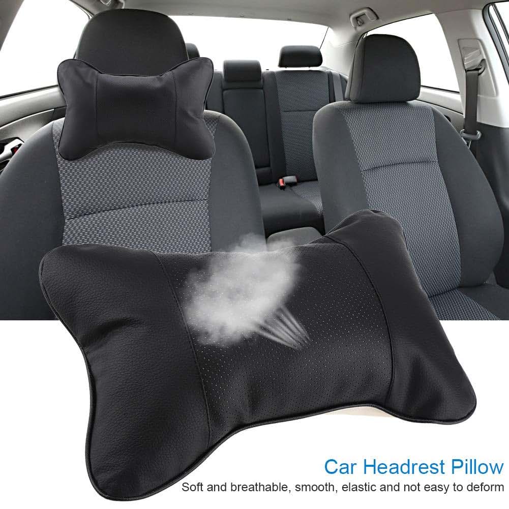 Restokki Ergonomic Car Seat Headrest Pillow for Neck and Shoulder Support