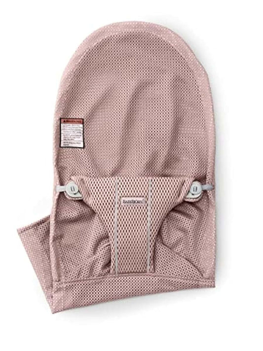 BabyBjörn Fabric Seat For Bouncer In Mesh Dusty Pink