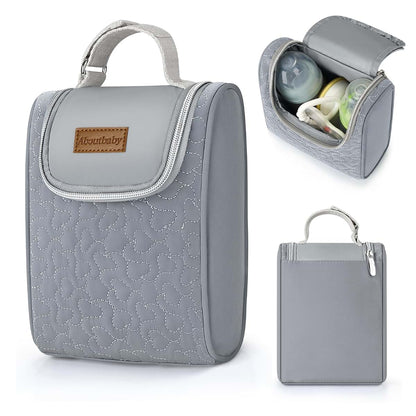 Accmor Insulated Breastmilk Cooler Bag for Two 9oz Bottles, Portable Tote