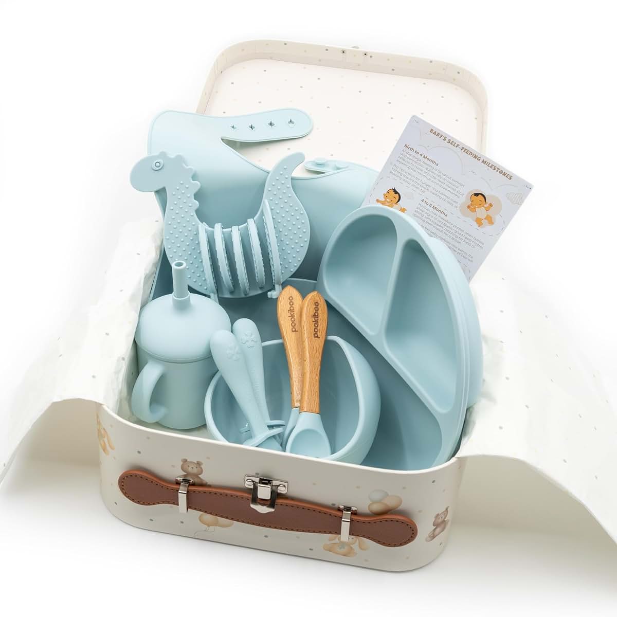 Pookiboo Baby Gift Basket for Girls, Boys, Gender Neutral, Baby Shower, Gender Reveal, Newborn, First Birthday (photo 2)