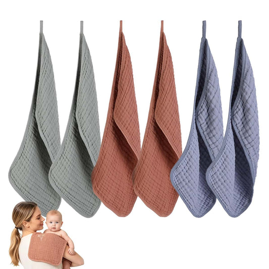 Cottonsong Newborn Pure Cotton Burp Cloth Gift Set