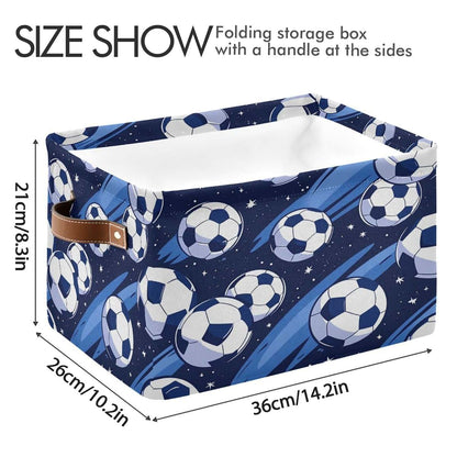 Maunzc Collapsible Storage Bins with Handles for Organization