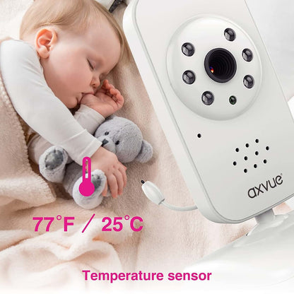 Axvue Video Baby Monitor With 4.3 Inch LCD Display And Remote Pan-Tilt-Zoom (photo 3)