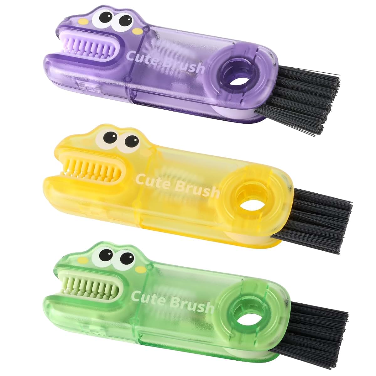 3-in-1 Cup Lid Cleaning Brush Set for Crevice Gaps