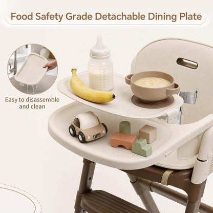 High Chair for Babies and Toddlers Convertible Multi-Use Seating