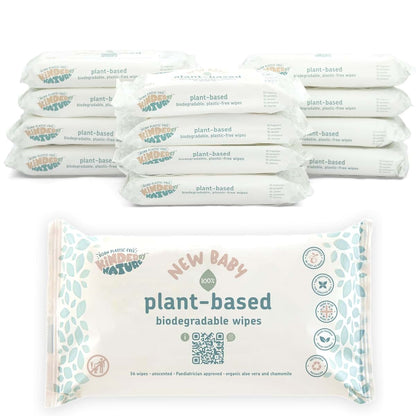 Kinder by Nature Plant Based Wipes - Biodegradable and Compostable
