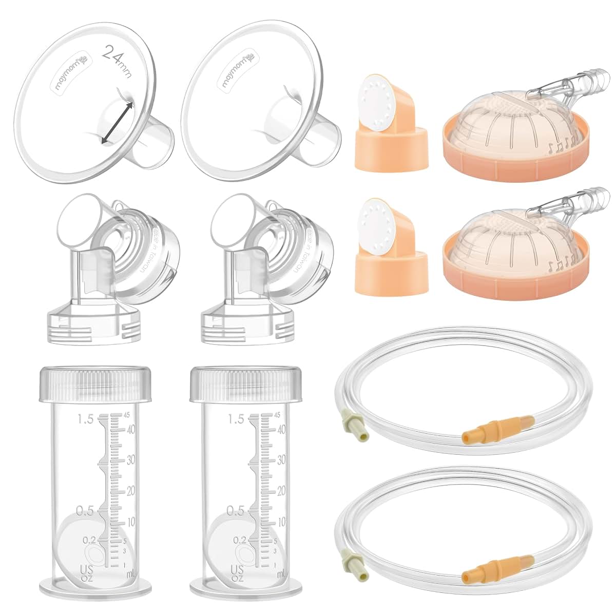 Maymom Pump Parts Compatible with Medela Symphony, 24mm Flange