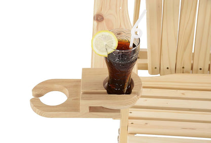 WUnlimited Unlimited Adirondack Add-on Cup Holder, Dark Grey