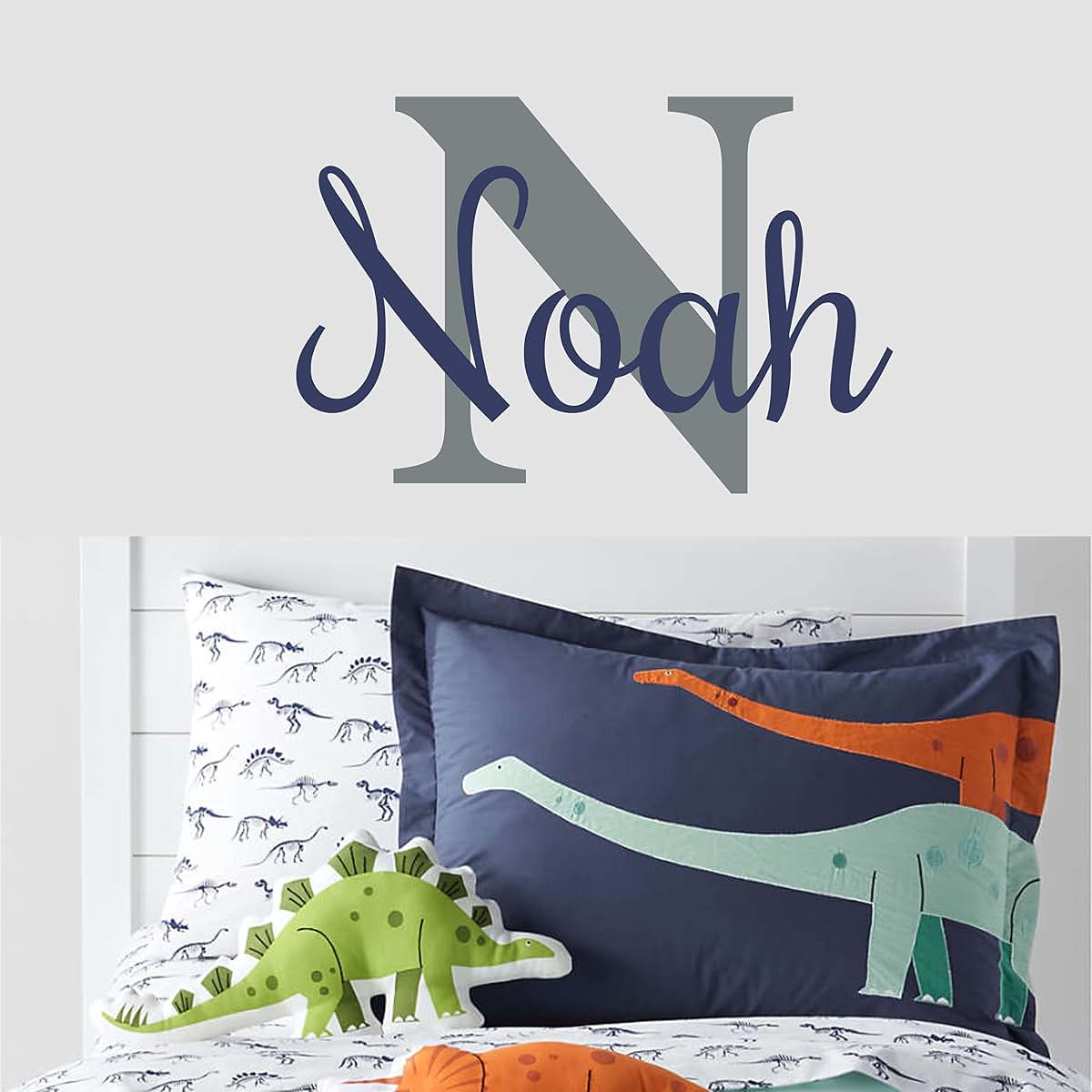WallTag Custom Name And Initial Wall Decal