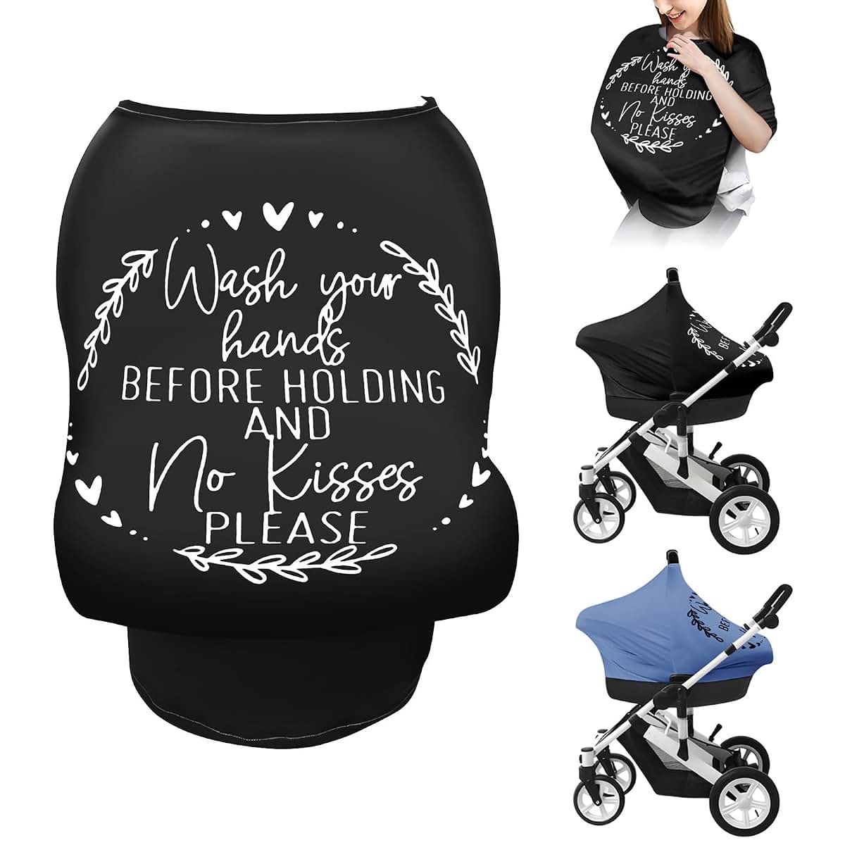 Tttllnn Breathable Nursing Cover With No Touching Sign (photo 2)