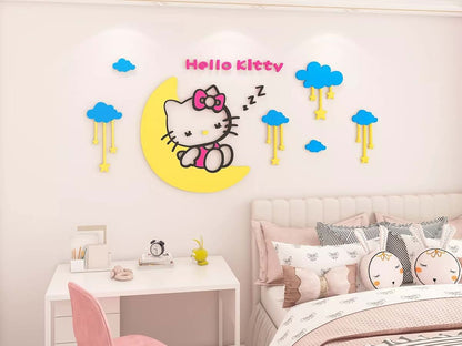 BPBeauty Co. 3D Acrylic Hello Kitty Wall Decoration Sticker