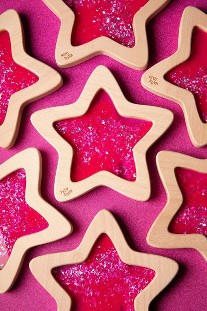 Petit Boum Flow Star Nebula Sensory Star In Pink (photo 3)