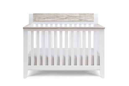 Hayes 4-in-1 Convertible Crib with Wire Brushed Wood Accents