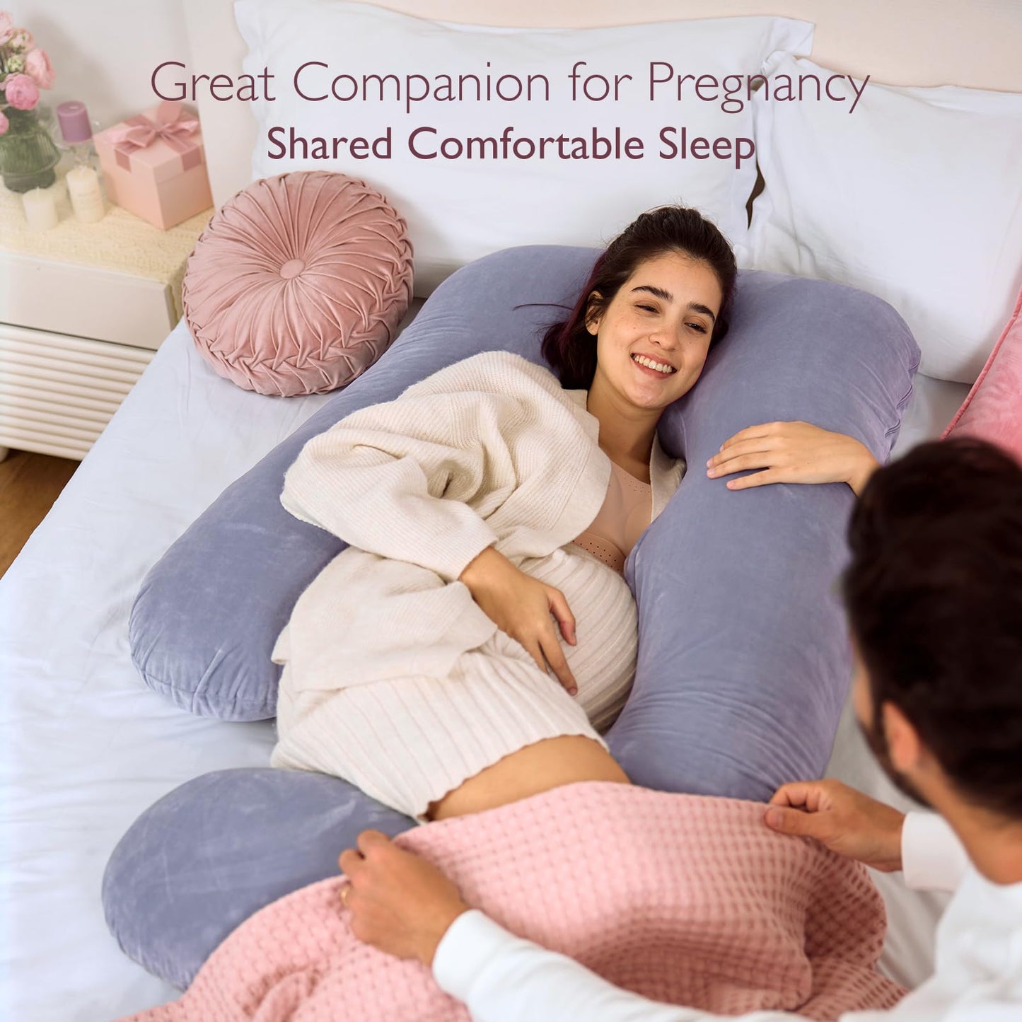 Momcozy U Shaped Pregnancy Pillow