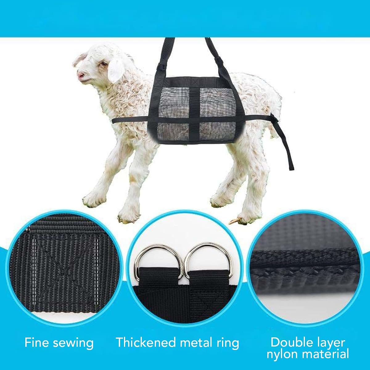 banapoy Calf Weighing Sling with Adjustment Strap, Nylon, 13.3 oz