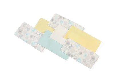 Deyzi Cotton Muslin Washcloths, 7-Pack Reusable Baby Wipes (photo 2)
