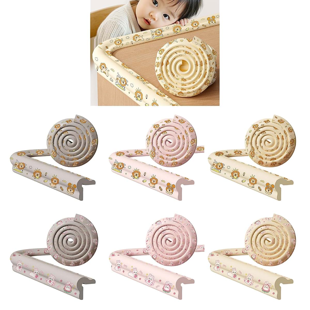 BabyOneStop 2m Long Thick Anti-Collision Pad For Corners Edges