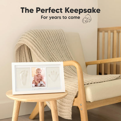KeaBabies Baby Handprint Kit - Clay Keepsake Frame