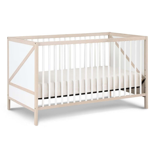 Suite Bebe Pixie Zen 3-in-1 Crib in Washed Natural and White