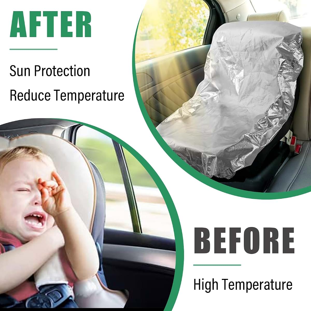 Ziciner Baby Car Seat Sun Shade Cover
