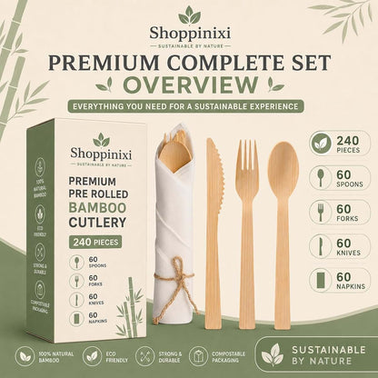 Shoppinixi Bamboo spoon/cutlery (photo 4)