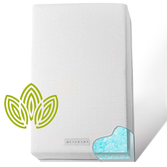 Organic Cotton Covered 2-Sided Crib Mattress, Firm And Memory Foam