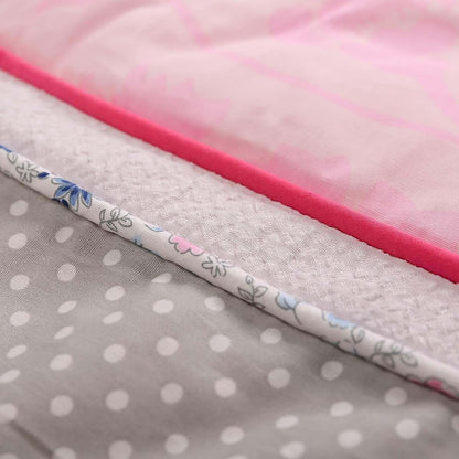 CribMATE Pink Butterfly Crib Quilted Comforter 1 PC Embroidered Butterfly Nursery Quilted Blanket (photo 4)