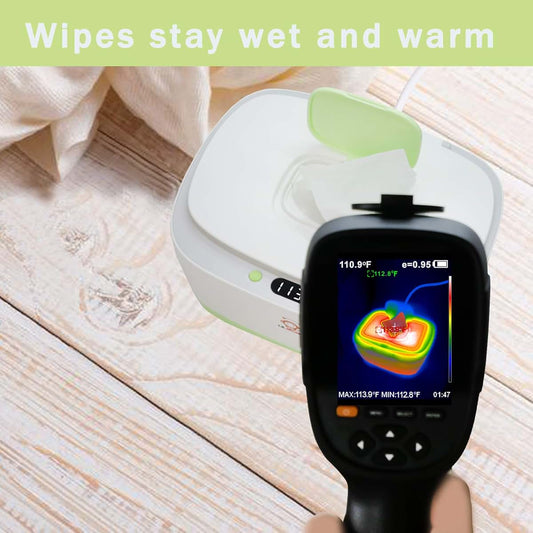 Lilmonki Wet Wipe Warmer and Dispenser with LED Display