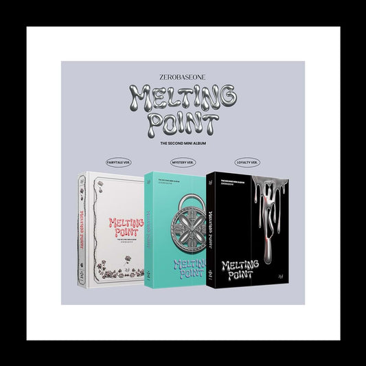 DREAMUS ZEROBASEONE Melting Point 2nd Mini Album CD+Folded Poster on Pack+Photobook+Postcard+Photocard+Tracking Sealed
