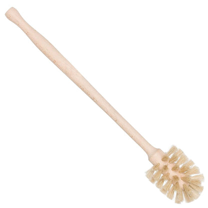 Redecker Bottle Brush with Light Horsehair Bristles and 14 Inch Beechwood Handle