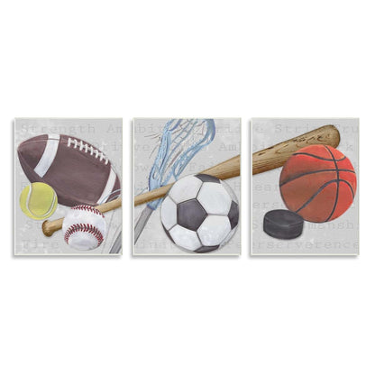 Stupell Industries 3pc Wall Plaque Art Set 10 x 15 Inches