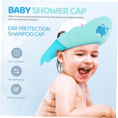 Beatifufu Flexible Baby Bath Hat for Toddler Shower Cap