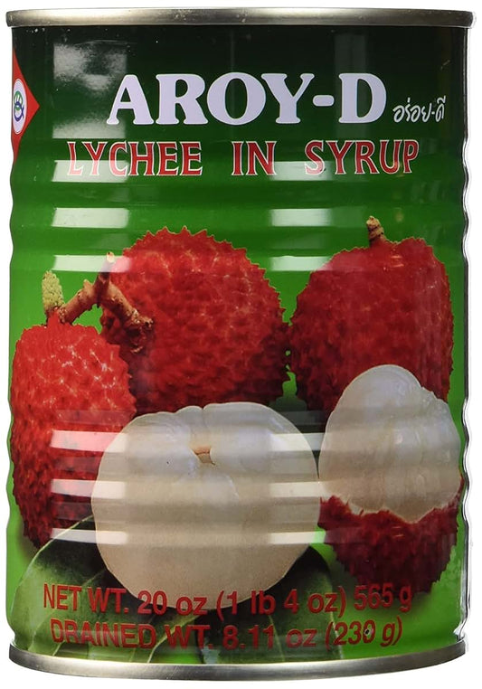 NineChef Lychee In Syrup Can Food With Long Handle Spoon