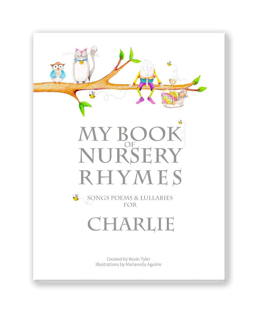 MyGivenName Personalized Baby or Toddler Book - My Nursery Rhymes & Poems Keepsake Deluxe Cushion Cover Version